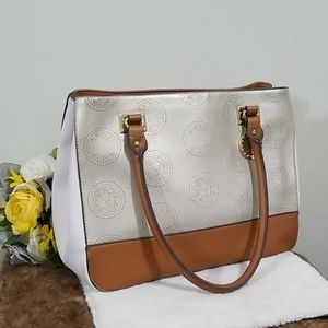 Anne Klein large shoulder satchel bag